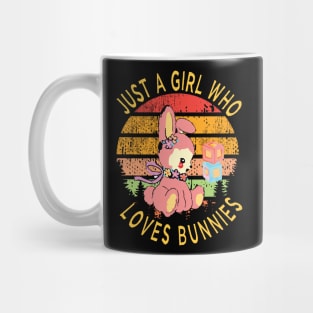 just a girl who loves bunnies Mug